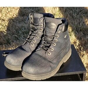 Lugz Drifter 6 Zeo Mid Denim Boots RARE Size 11